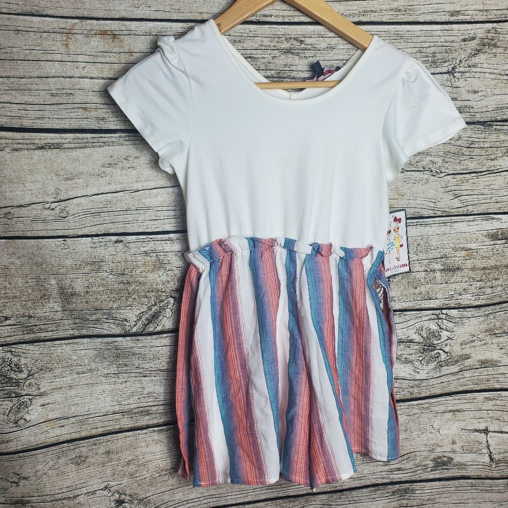 Girl's Stella & Sienna By Trixxi Jeleya Paperpag Romper Sz 12.